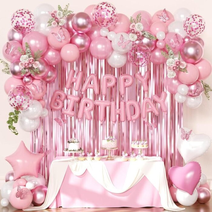 Birthday Decoration for Girls  🎀🎉