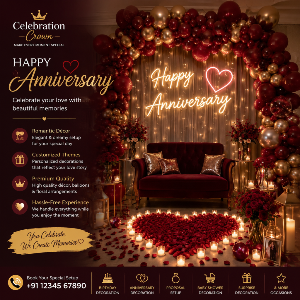 Anniversary  Decoration